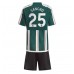 Manchester United Jadon Sancho #25 Babykleding Uitshirt Kinderen 2023-24 Korte Mouwen (+ korte broeken)